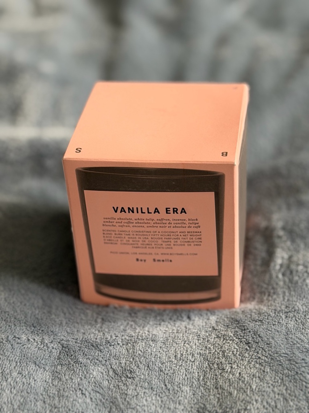 Boy Smells Vanilla Era Scented Candle - Pink